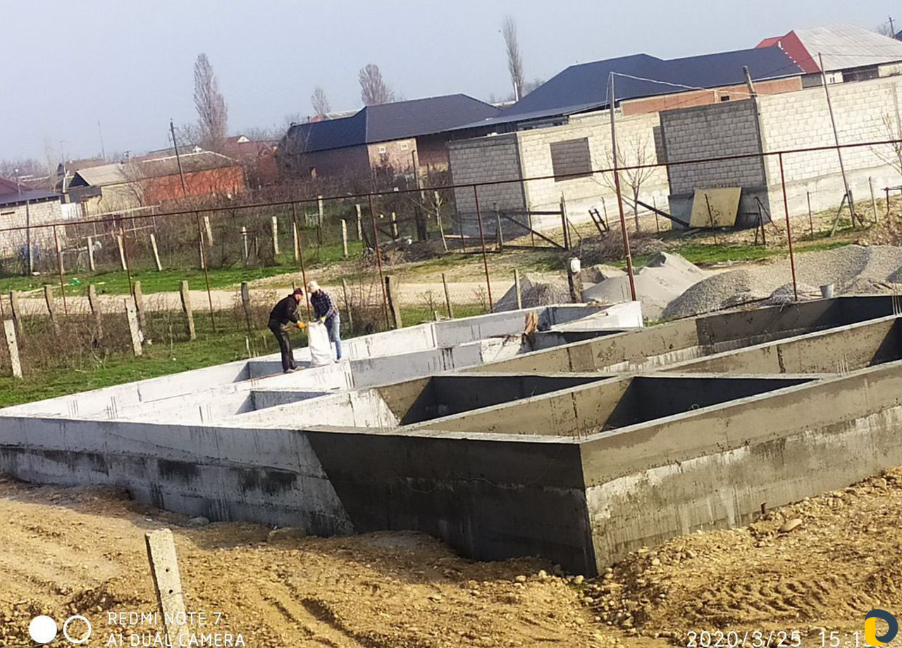 Заливаем фундамент