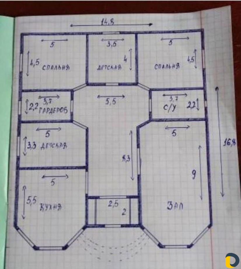 Заливка фундамента