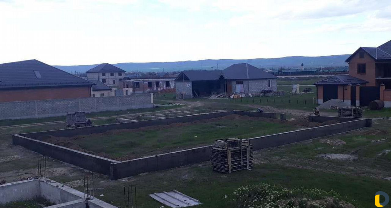 Заливка фундамента