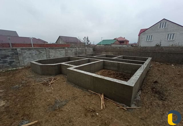 Заливка фундамента