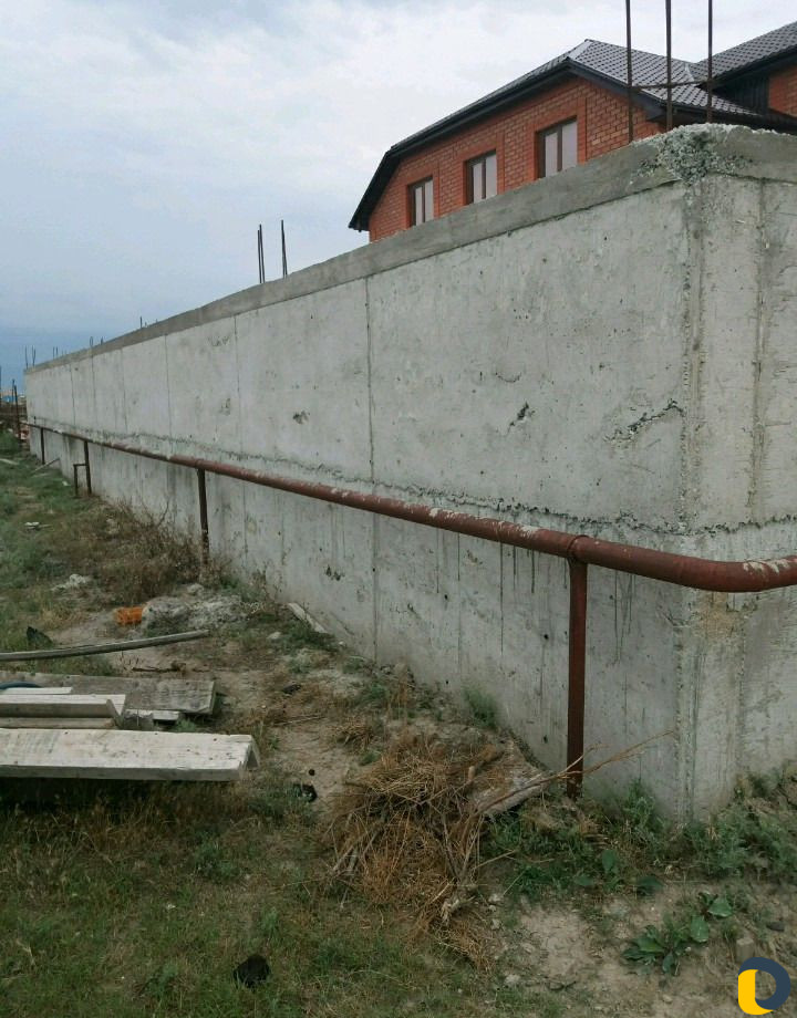 Заливка фундамента