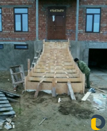 Заливка лестниц