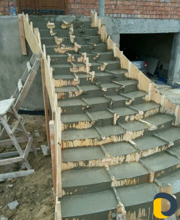 Заливка лестниц