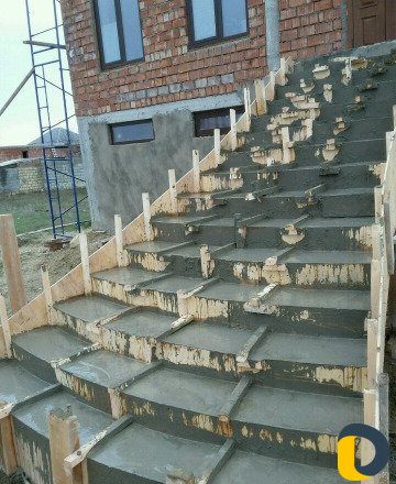 Заливка лестниц