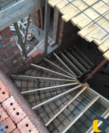 Заливка ж/б лестниц