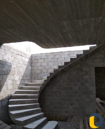 Заливка железобетонных лестниц любой сложности