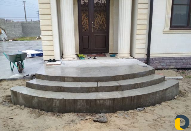 Заливка железобетонных лестниц любой сложности