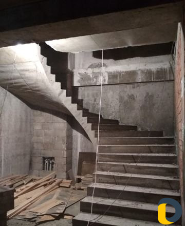 Заливка железобетонных лестниц