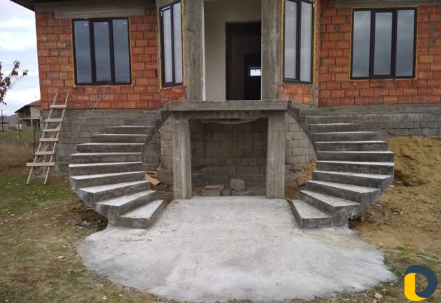 Заливка железобетонных лестниц