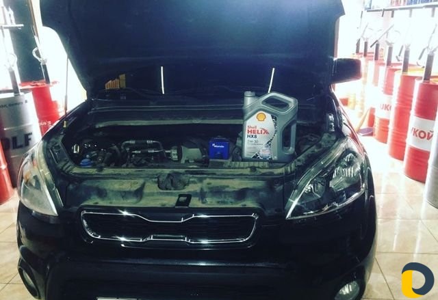 Замена Масло motul garage