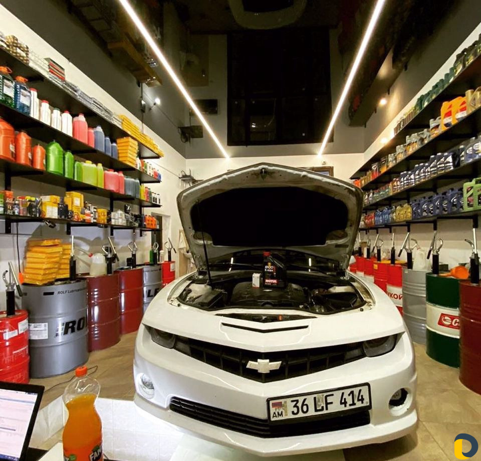 Замена Масло motul garage
