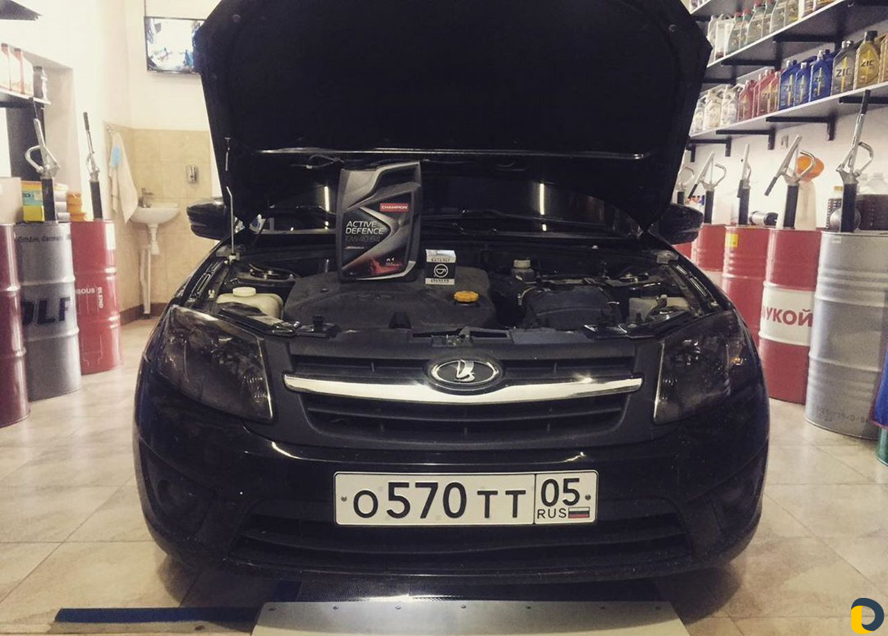 Замена Масло motul garage