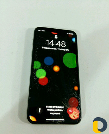 Замена стекла iPhone X Разбитые стекла экраны
