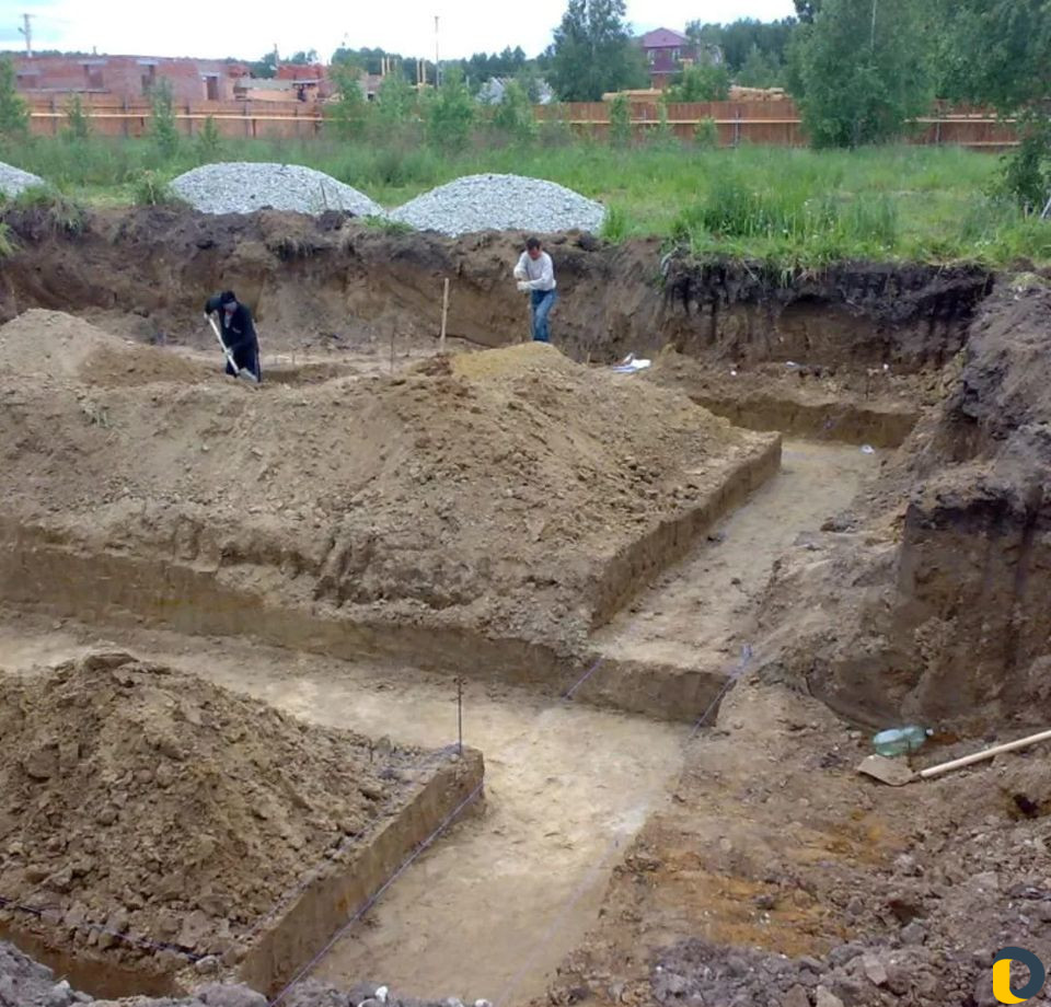 Земляные работы, траншеи, копка