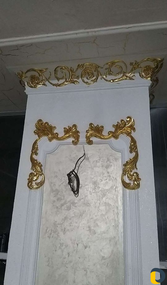 Золочение лепнины