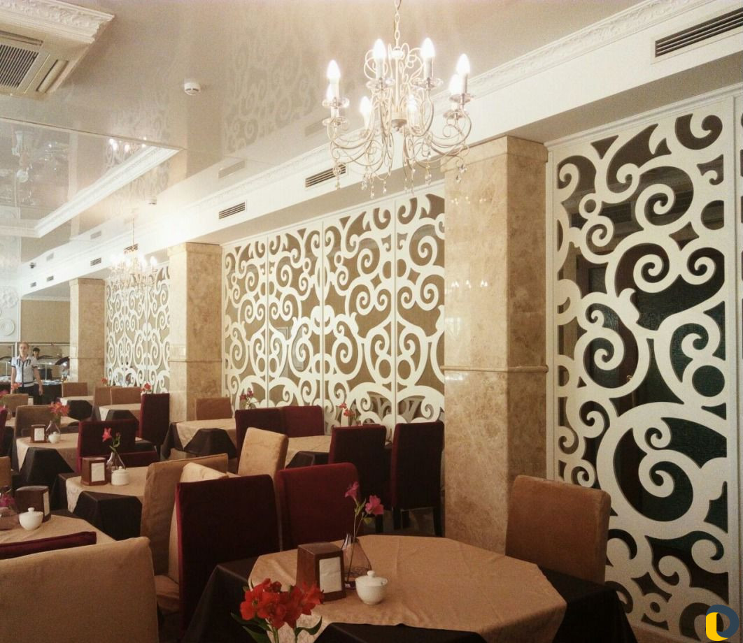 Зонирование Ажурные резные перегородки резьба чпу