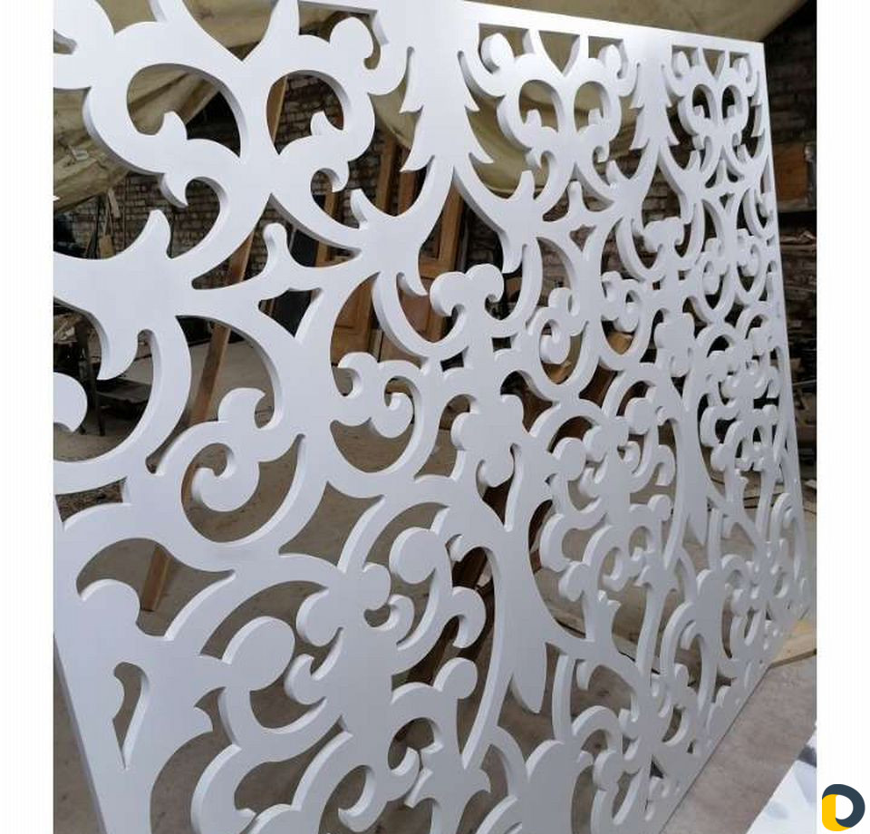 Зонирование комнаты Ажурные резные перегородки рез